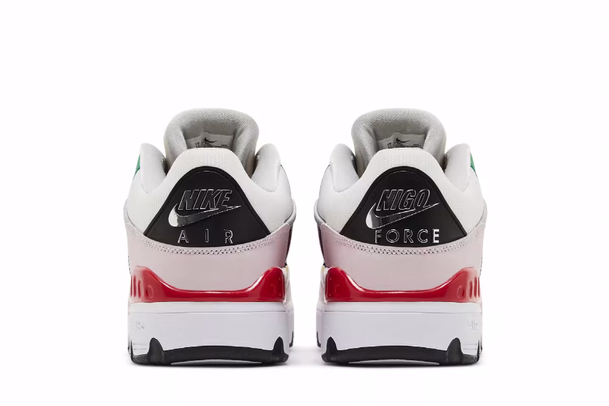 Nigo x Nike Air Force 3 Low SP White Multi-Color, view 7