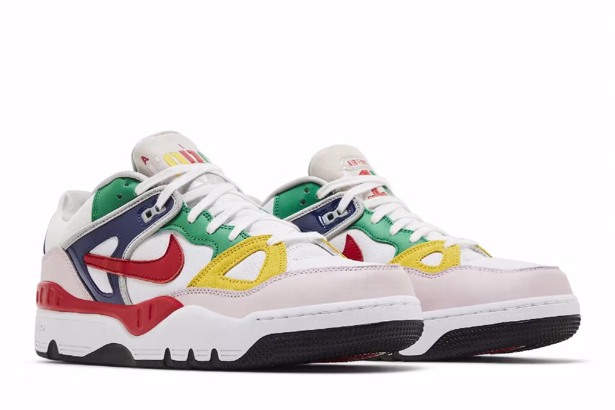Nigo x Nike Air Force 3 Low SP White Multi-Color, view 9