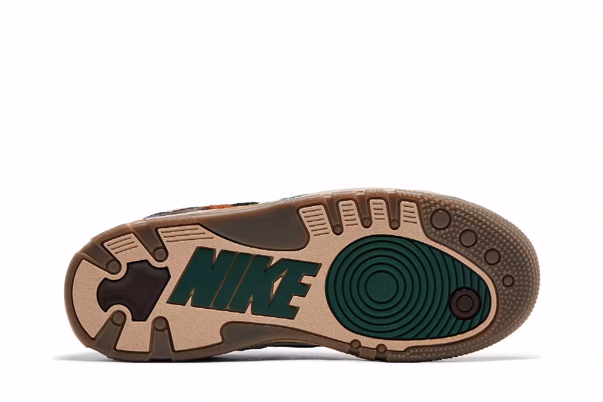 Nigo x Nike Air Force 3 Low Baroque Brown Fir, view 5
