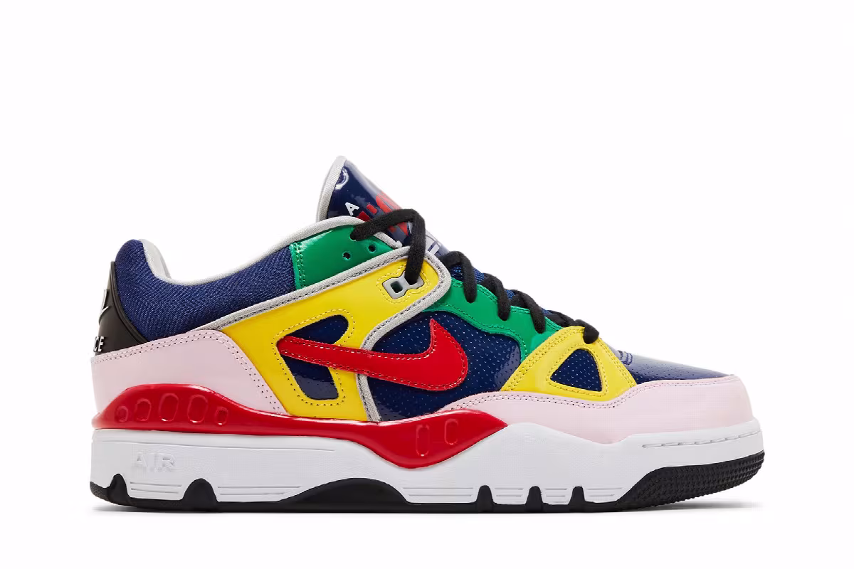 Nigo x Nike Air Force 3 Low SP Blue Void, view 2