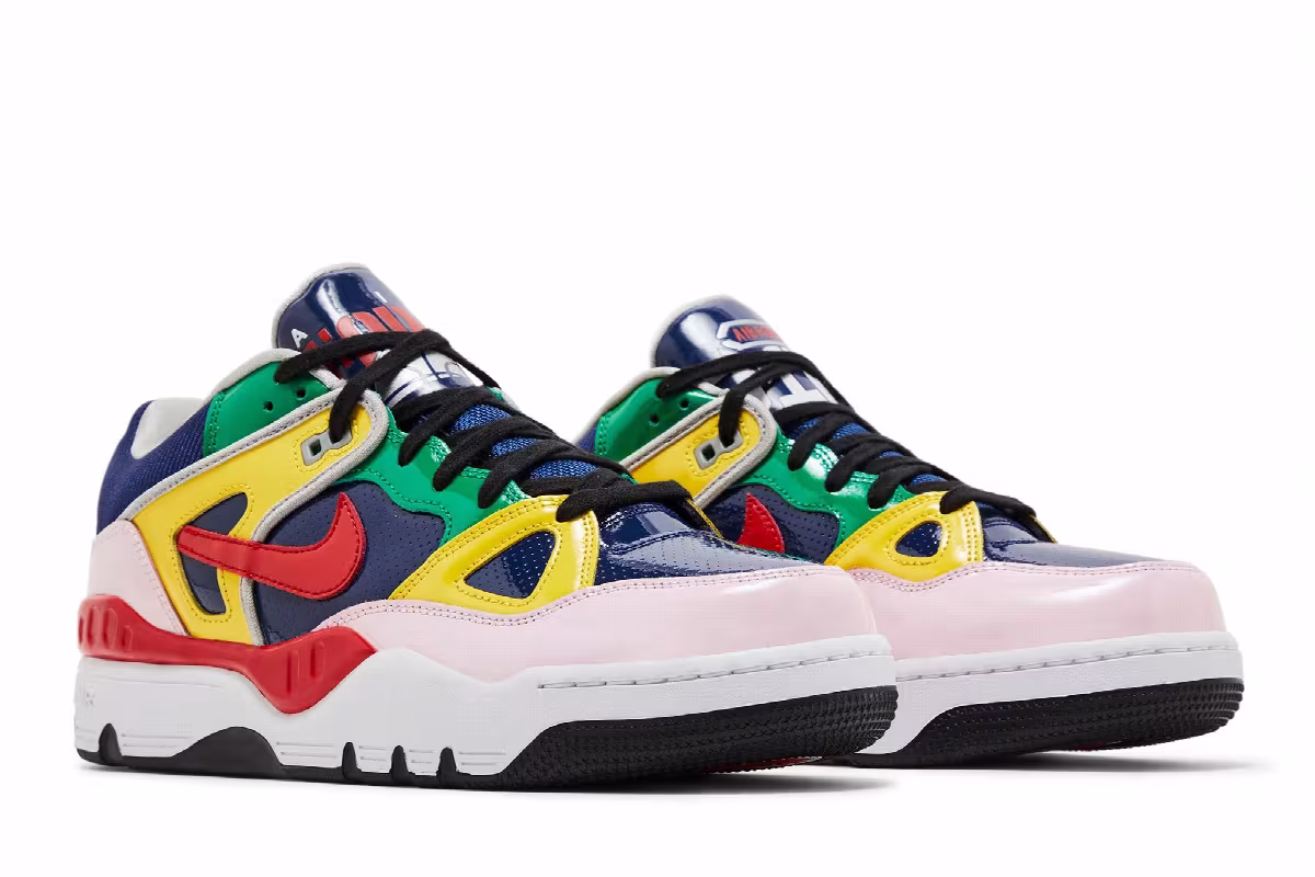 Nigo x Nike Air Force 3 Low SP Blue Void, view 9