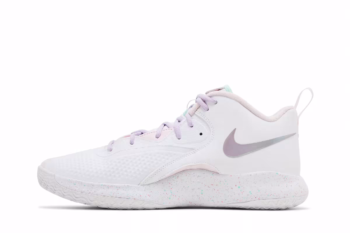 Nike Air Zoom HyperSet 2 SE IC White Arctic Pink, view 4