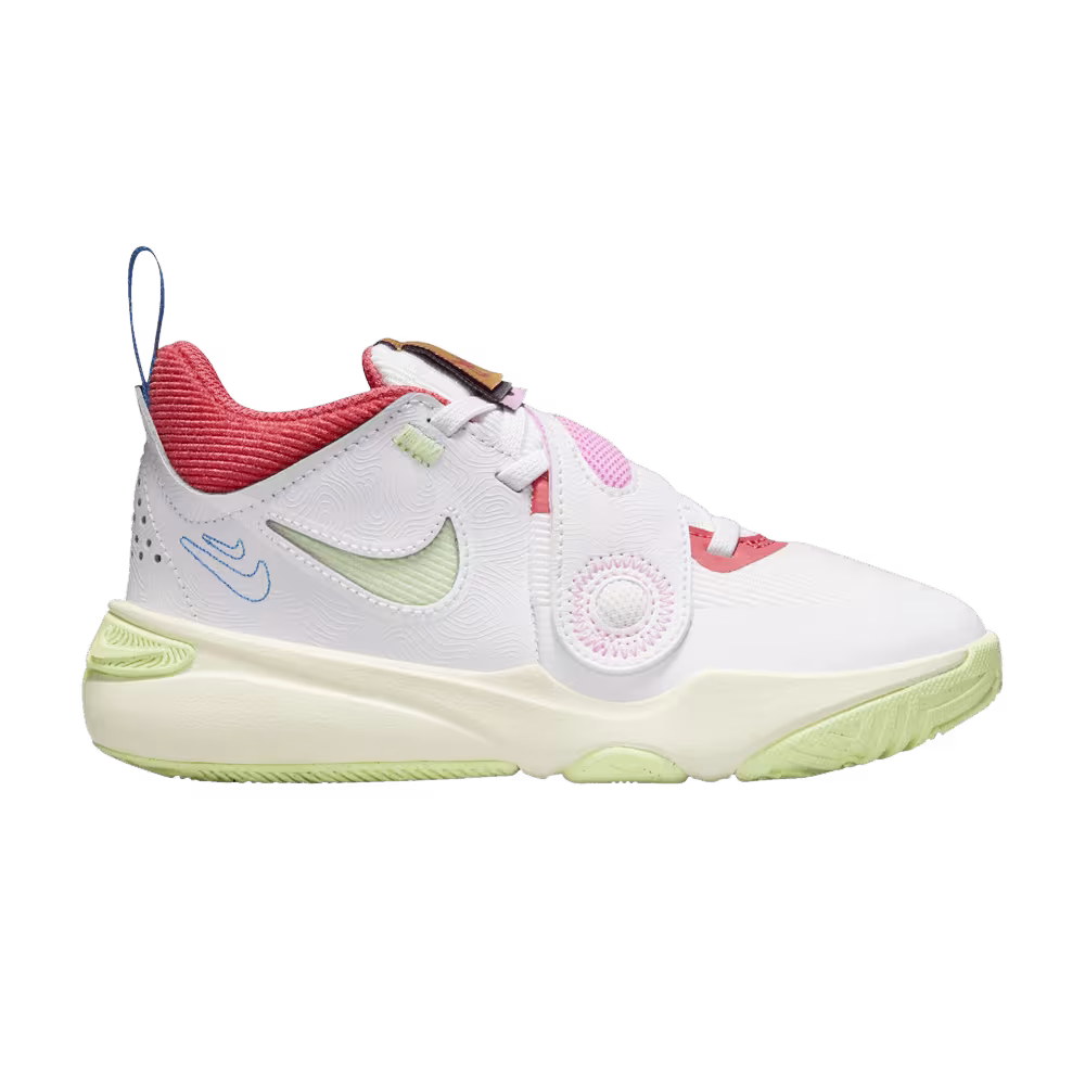 Nike Team Hustle D11 PS Summit White Barely Volt