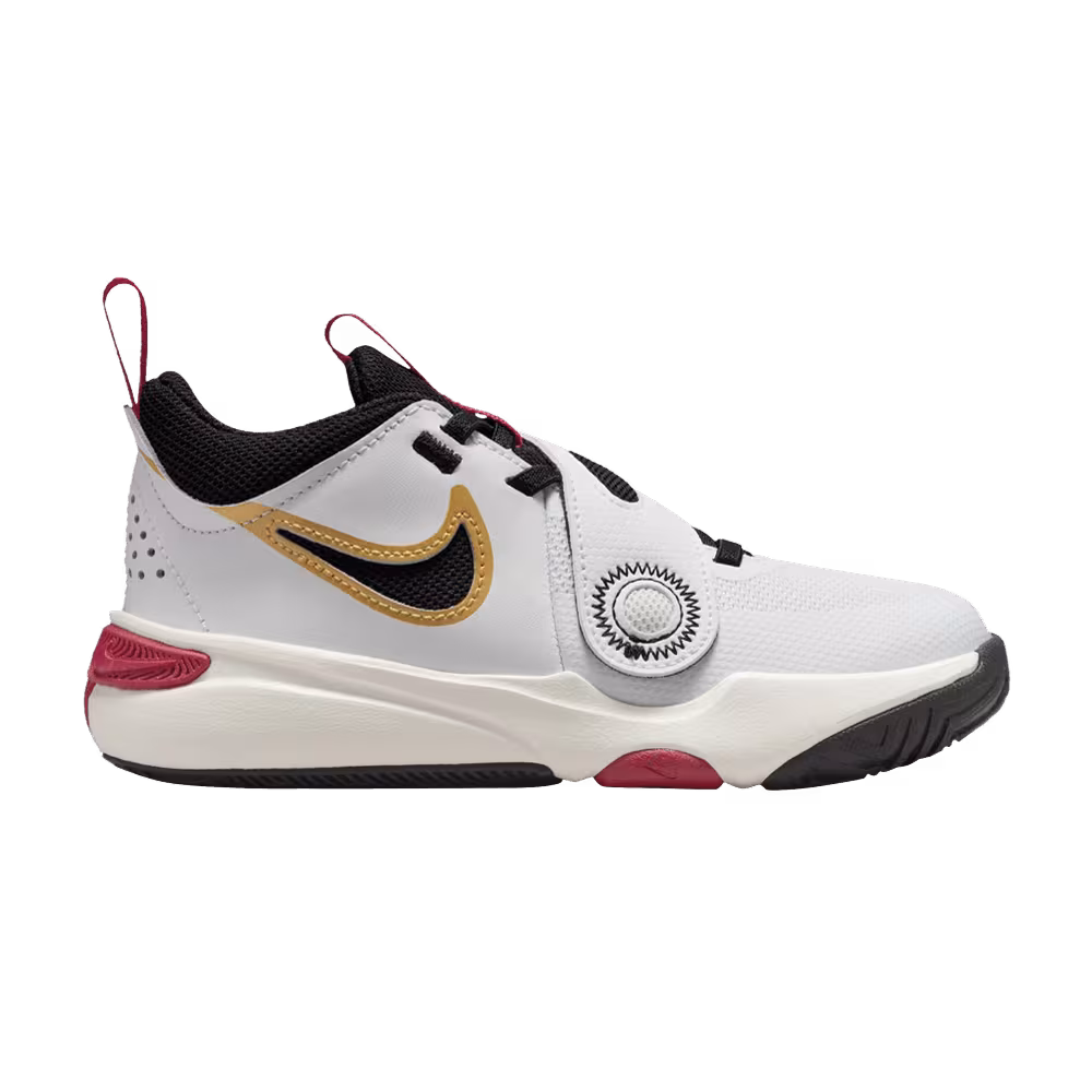 Nike Team Hustle D11 PS White Gold University Red