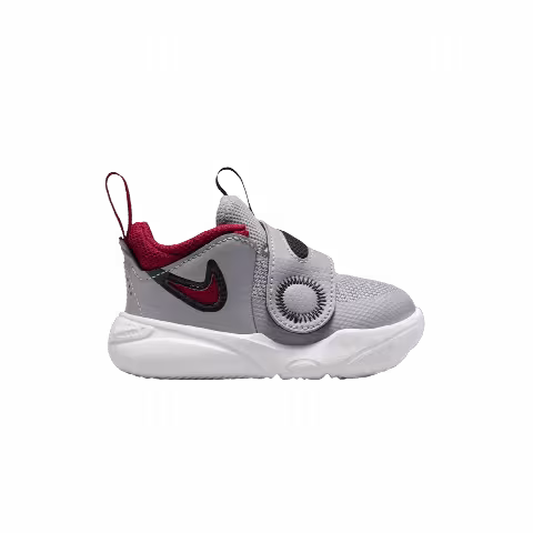Nike Team Hustle D11 TD 'Cement Grey Gym Red'