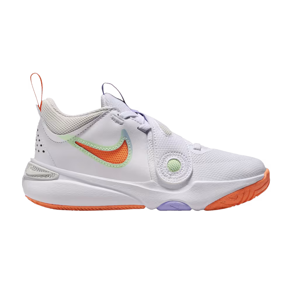 Nike Team Hustle D11 PS White Total Orange