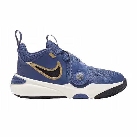 Nike Team Hustle D11 PS 'Mystic Navy Metallic Gold'