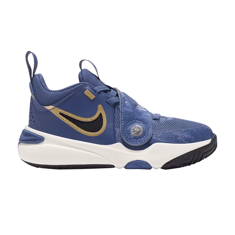 Nike Team Hustle D11 PS Mystic Navy Metallic Gold