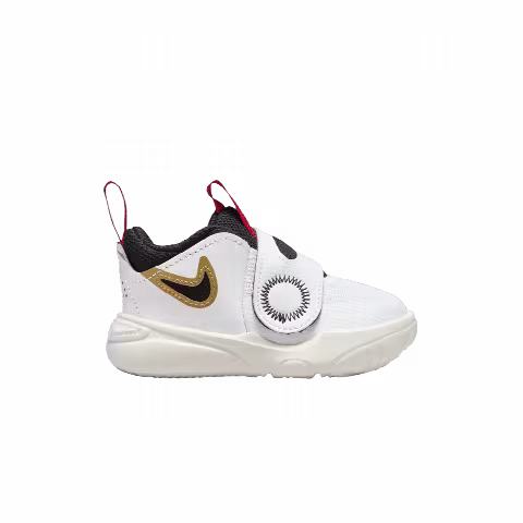 Nike Team Hustle D11 TD 'White Gold University Red'