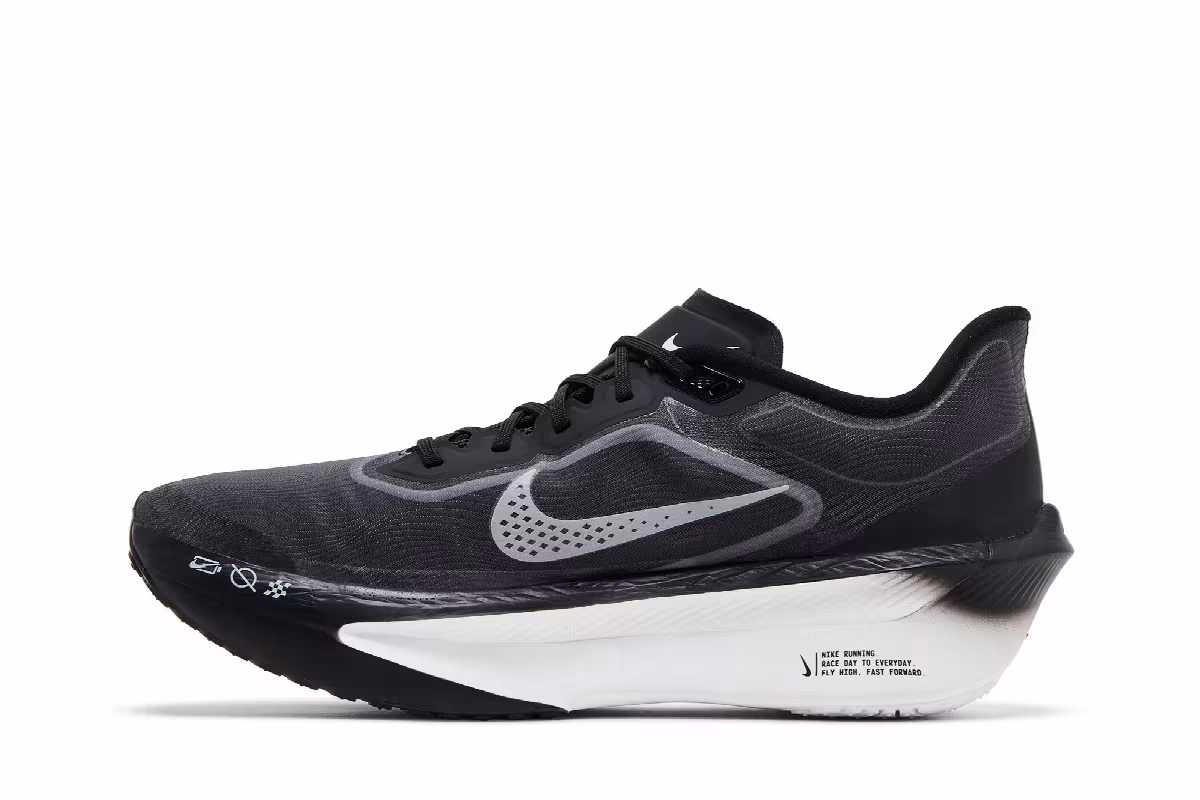 Nike Men's Zoom Fly 6 Black Light Smoke Grey, view 4