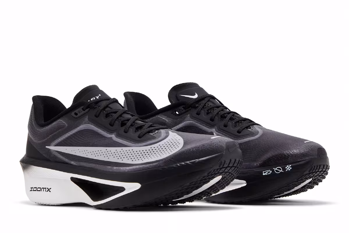 Nike Men's Zoom Fly 6 Black Light Smoke Grey, view 9