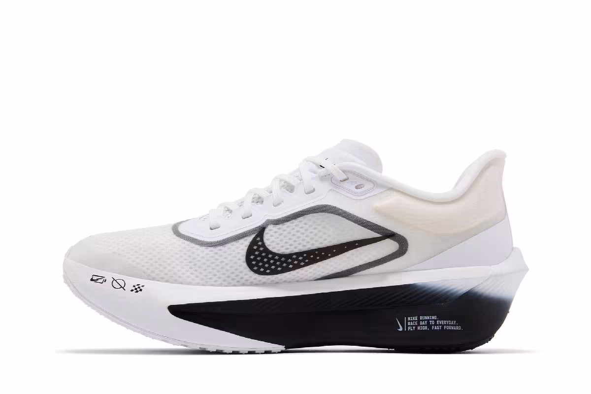 Nike Zoom Fly 6 White Black, view 4