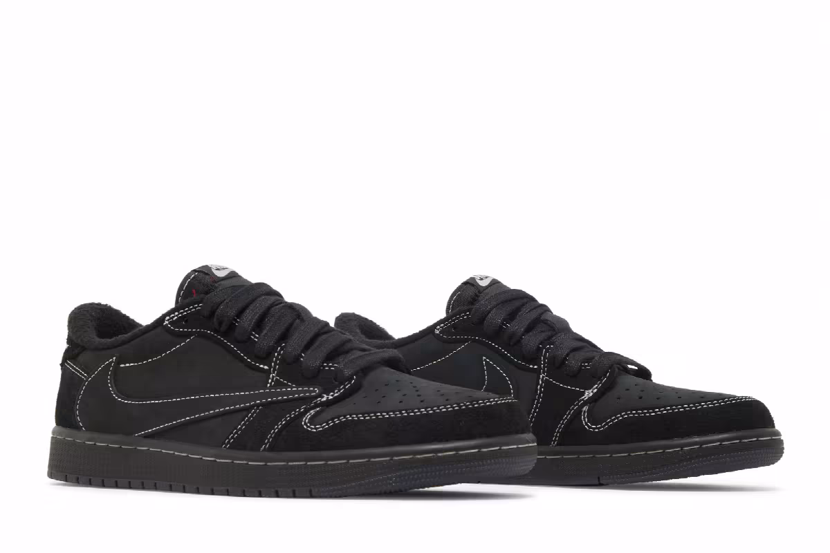 Travis Scott x Air Jordan 1 Low OG SP Black Phantom, view 9