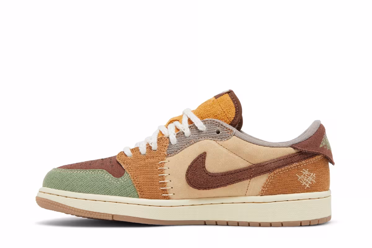 Zion Williamson x Air Jordan 1 Low OG Voodoo, view 4