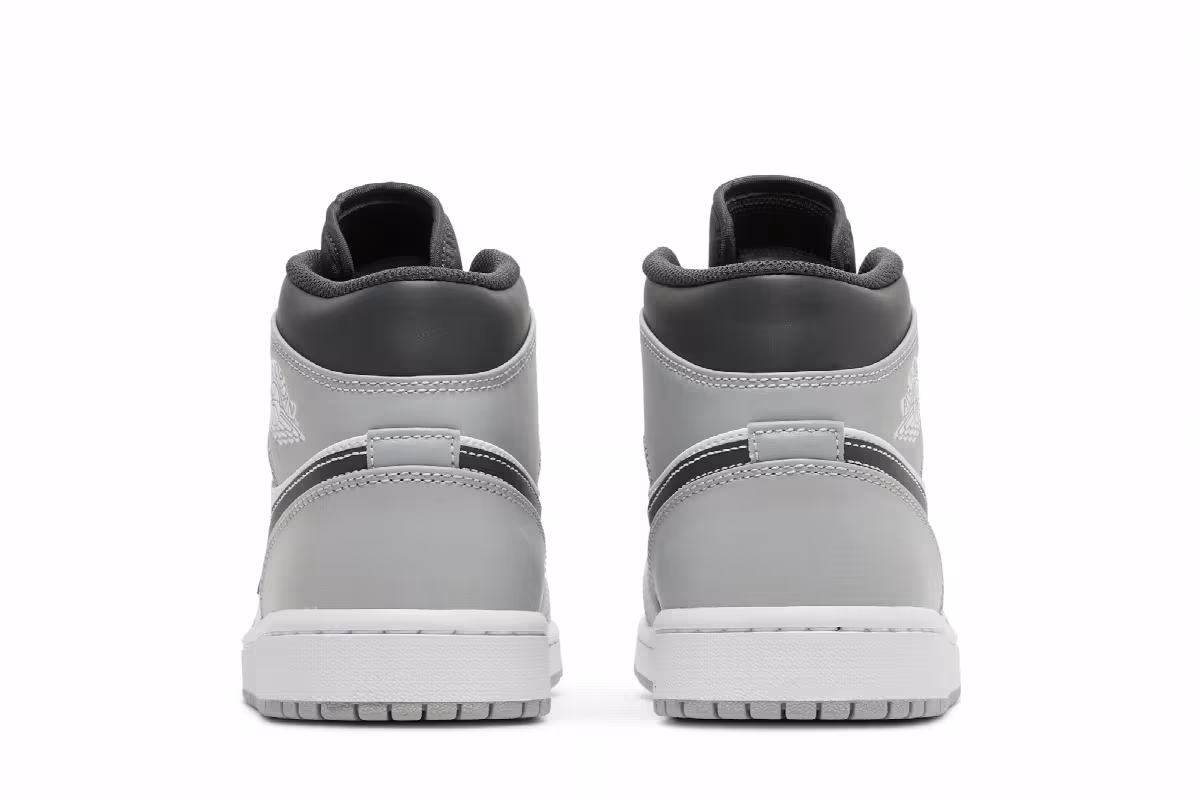 Air Jordan 1 Mid Light Smoke Grey, view 7