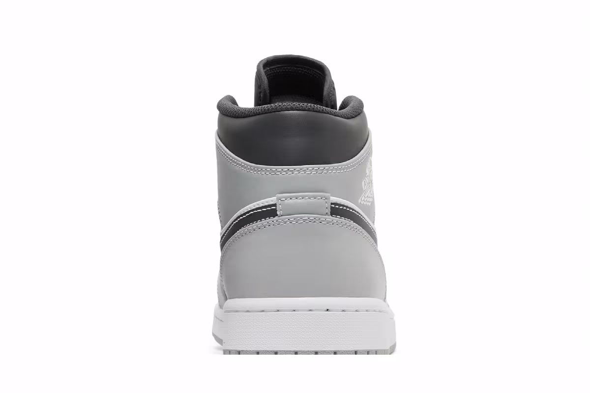 Air Jordan 1 Mid Light Smoke Grey, view 8