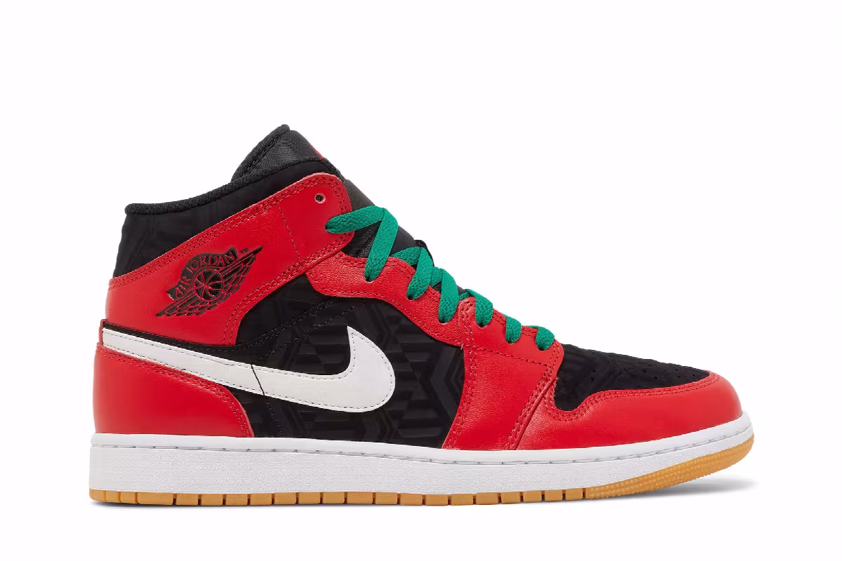 Air Jordan 1 Mid SE Christmas, view 2