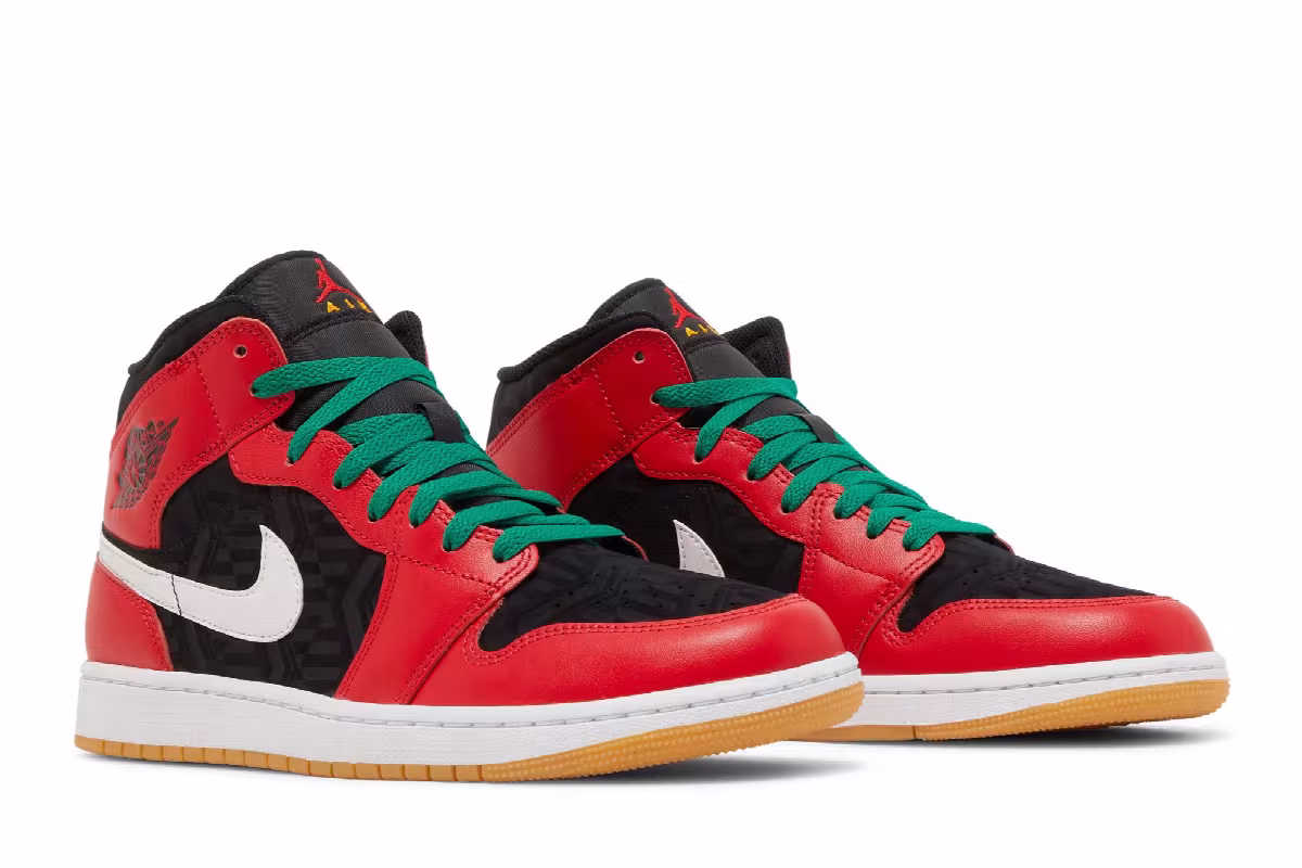 Air Jordan 1 Mid SE Christmas, view 9