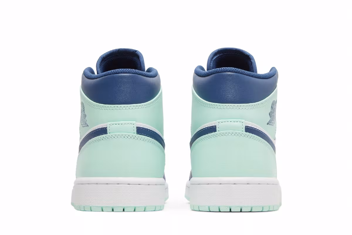 Air Jordan 1 Mid Blue Mint, view 7