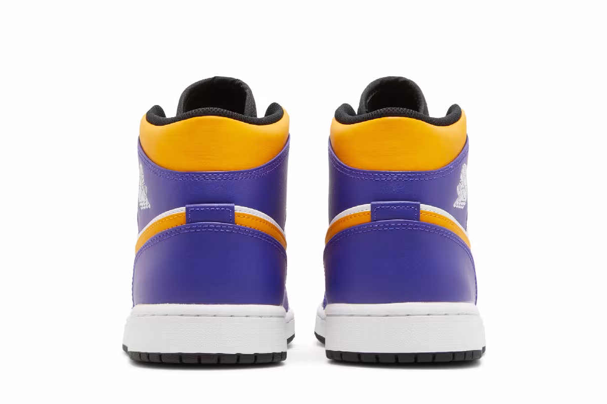 Air Jordan 1 Mid Lakers, view 7