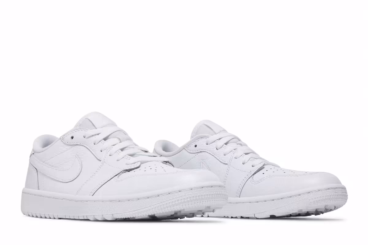 Air Jordan 1 Low Golf Triple White, view 9