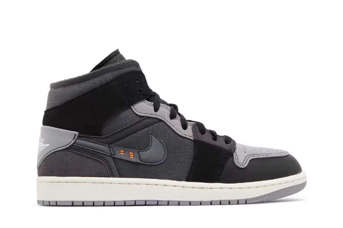 Air Jordan 1 Mid SE Craft Inside Out - Black, view 2