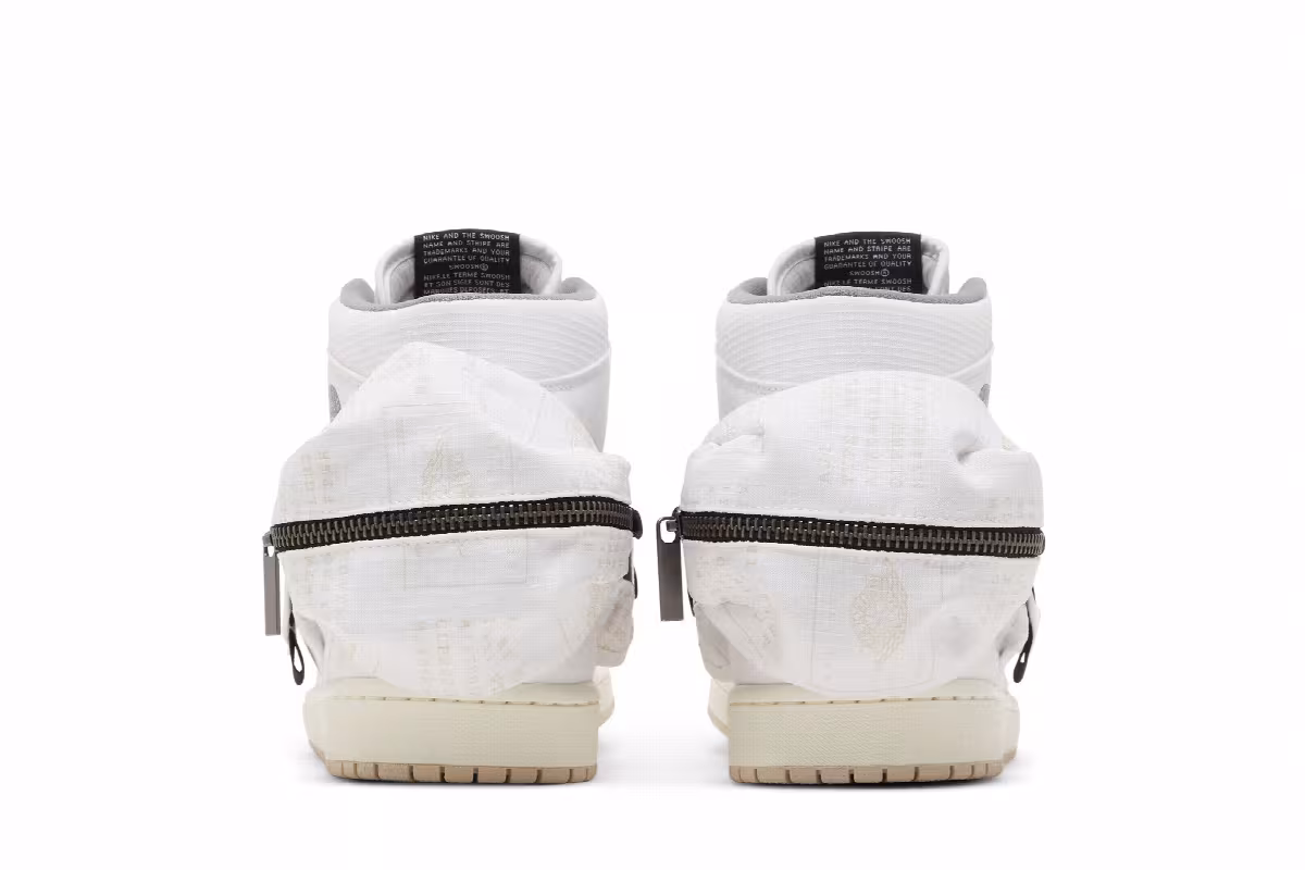 Air Jordan 1 High Utility White Black, view 7