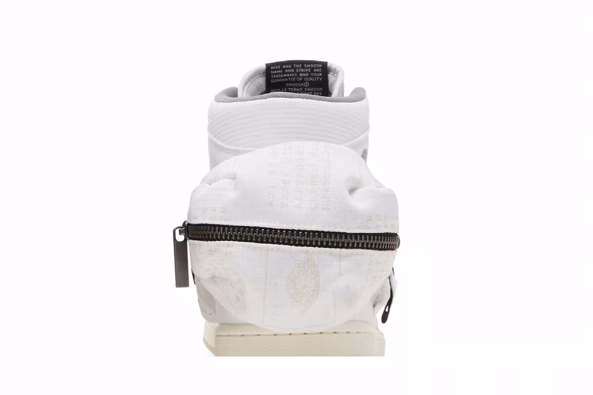 Air Jordan 1 High Utility White Black, view 8
