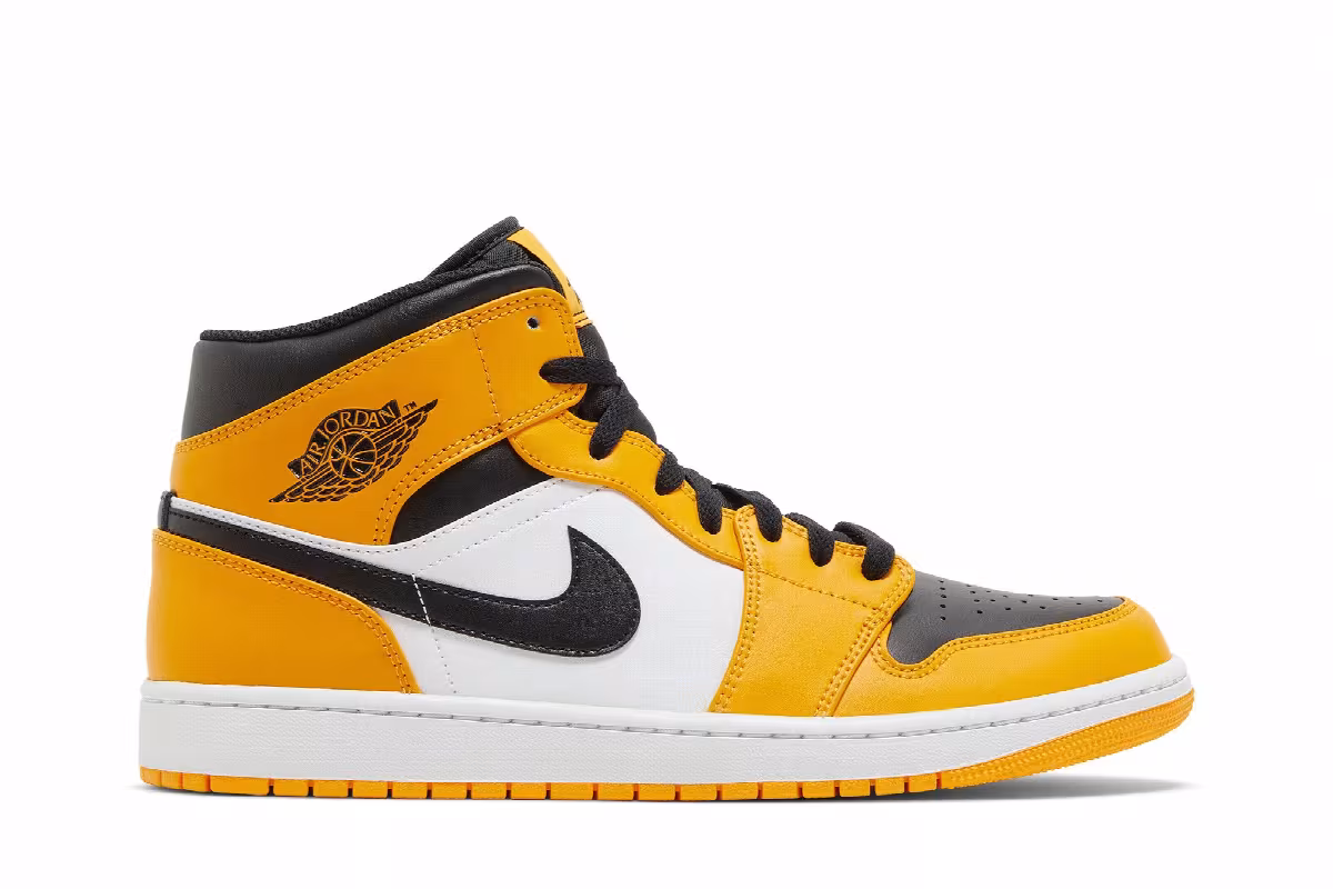 Air Jordan 1 Mid Reverse Yellow Toe, view 2