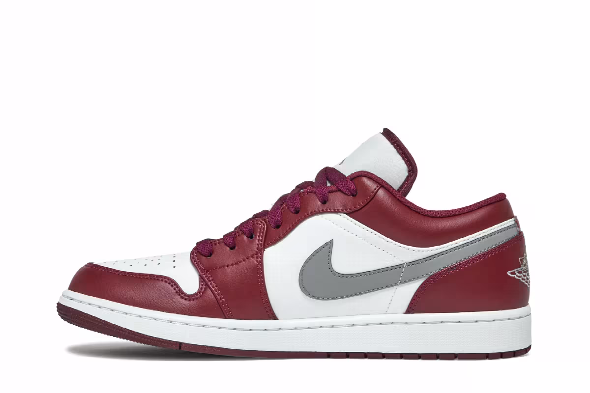 Air Jordan 1 Low Cherrywood Red, view 4