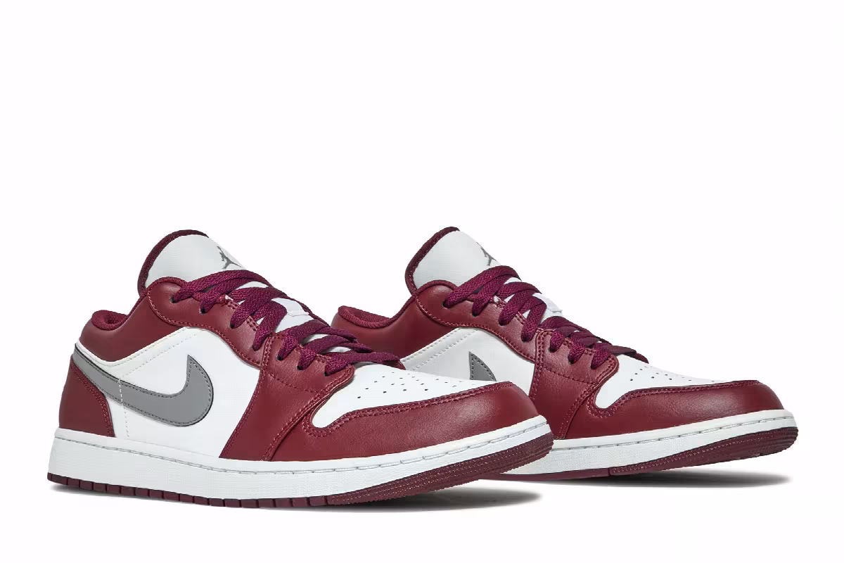 Air Jordan 1 Low Cherrywood Red, view 9
