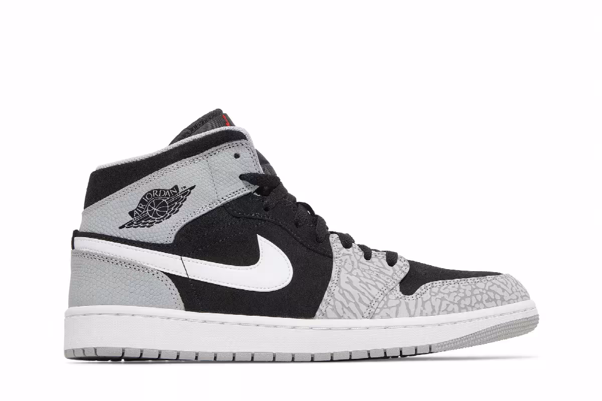 Air Jordan 1 Mid SE Elephant Toe, view 2