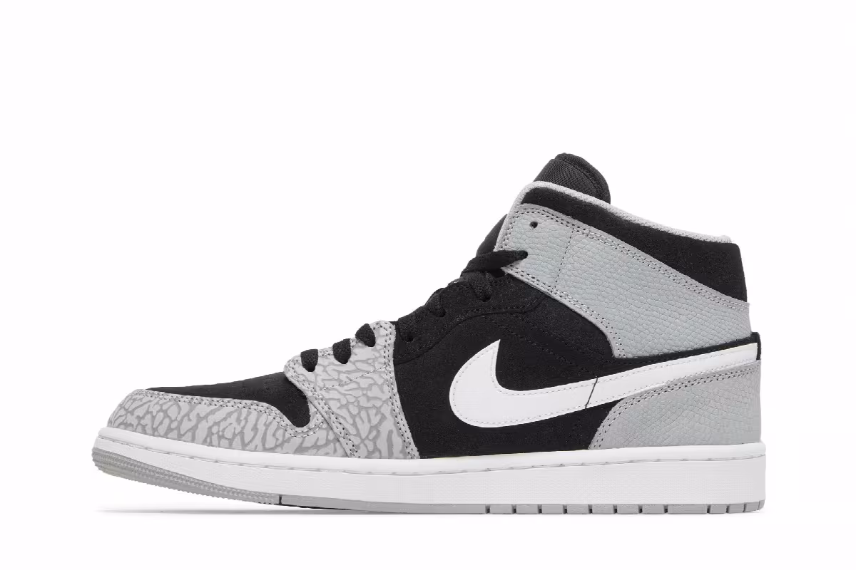 Air Jordan 1 Mid SE Elephant Toe, view 4