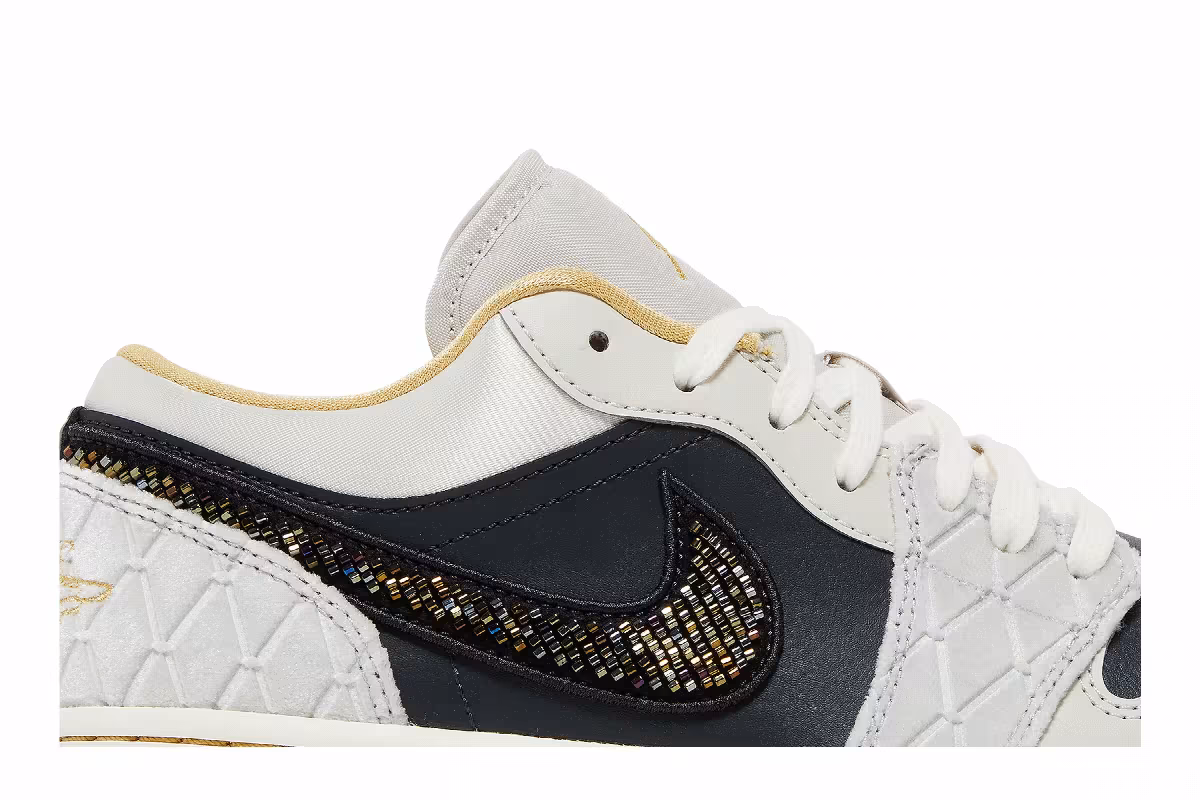Air Jordan 1 Low SE Beaded Swoosh, view 3