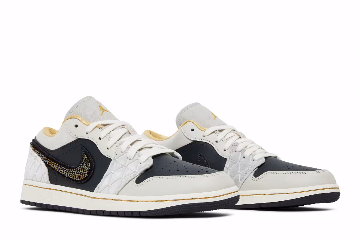 Air Jordan 1 Low SE Beaded Swoosh, view 9