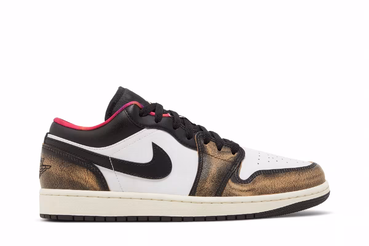 Air Jordan 1 Low SE Wear-Away - Tan, view 2