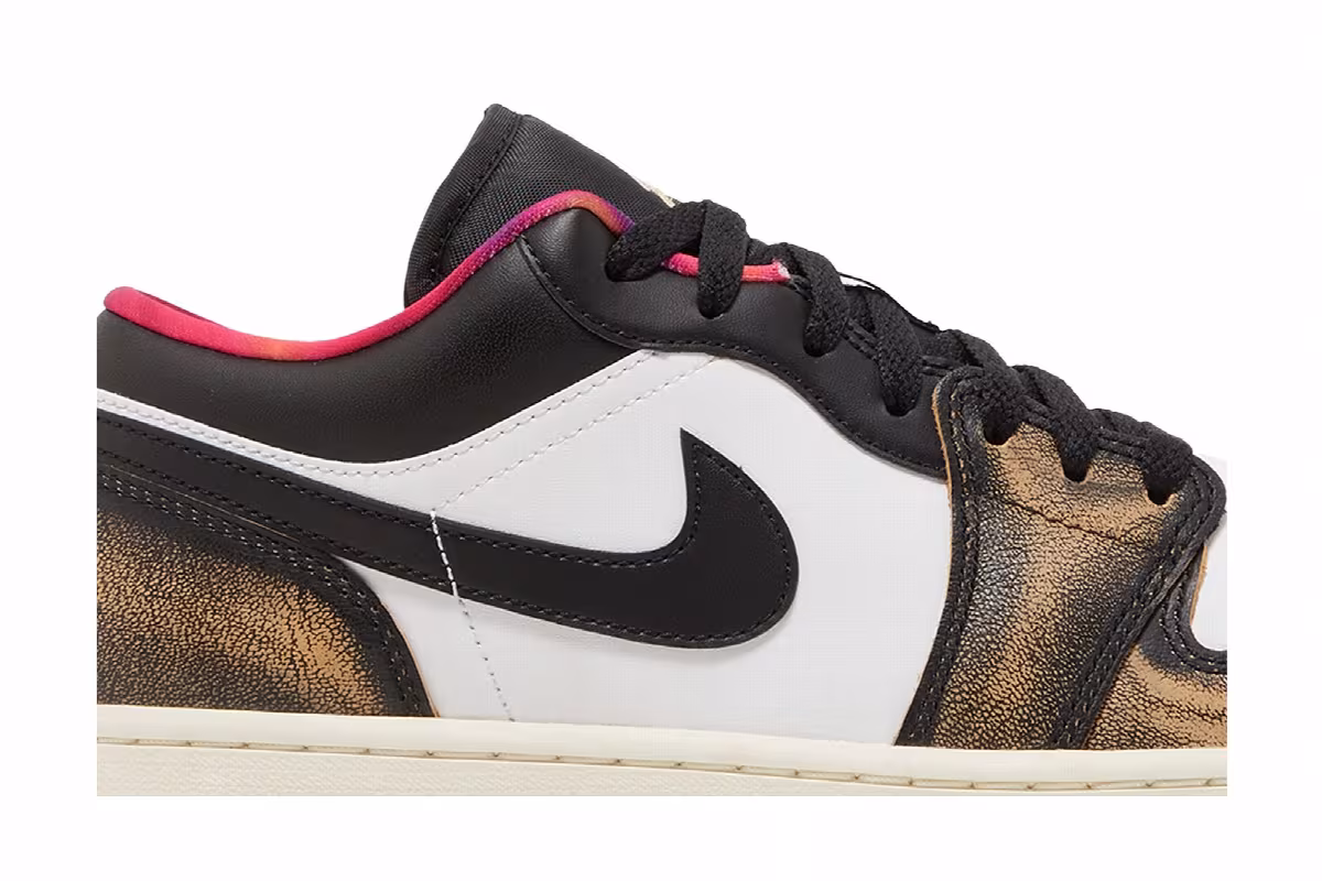Air Jordan 1 Low SE Wear-Away - Tan, view 3