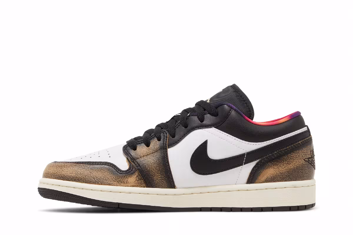 Air Jordan 1 Low SE Wear-Away - Tan, view 4