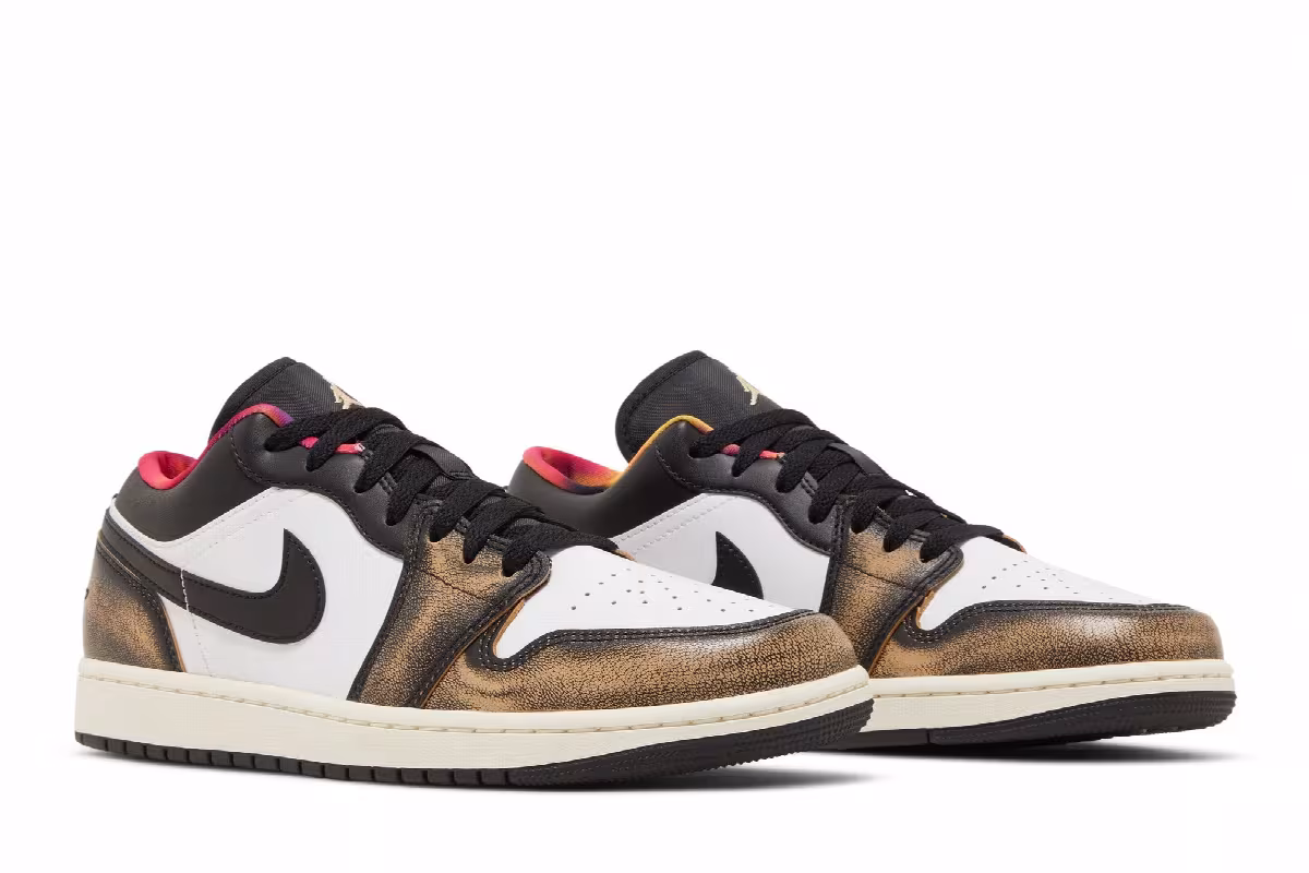 Air Jordan 1 Low SE Wear-Away - Tan, view 9