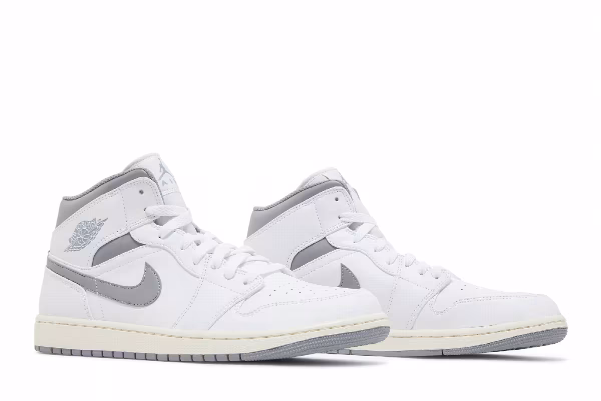 Air Jordan 1 Mid Neutral Grey, view 9