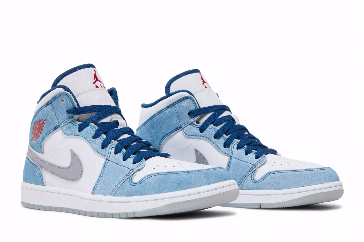 Air Jordan 1 Mid SE French Blue, view 9
