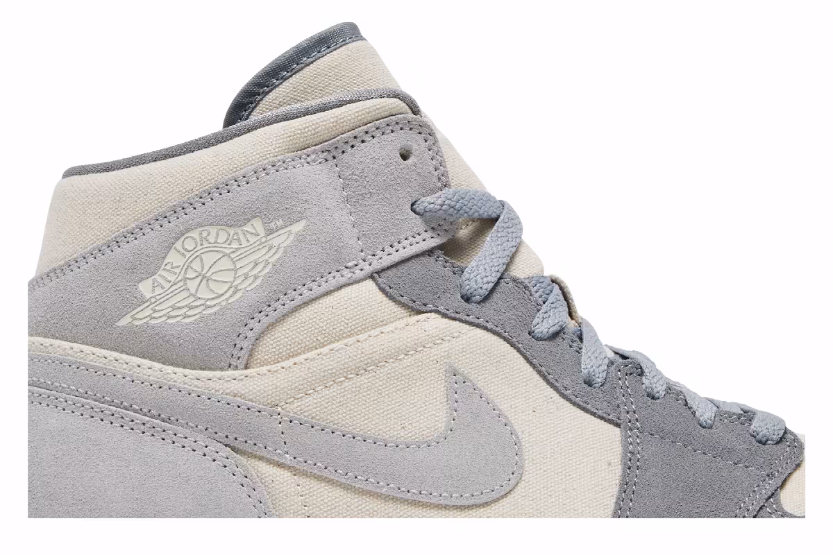 Air Jordan 1 Mid SE Coconut Milk Particle Grey, view 3