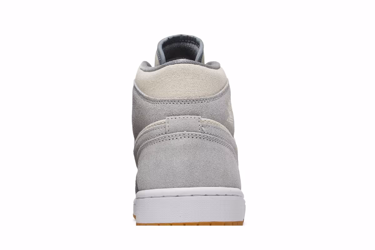 Air Jordan 1 Mid SE Coconut Milk Particle Grey, view 8