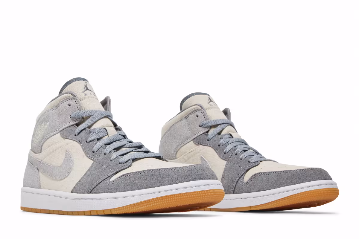 Air Jordan 1 Mid SE Coconut Milk Particle Grey, view 9