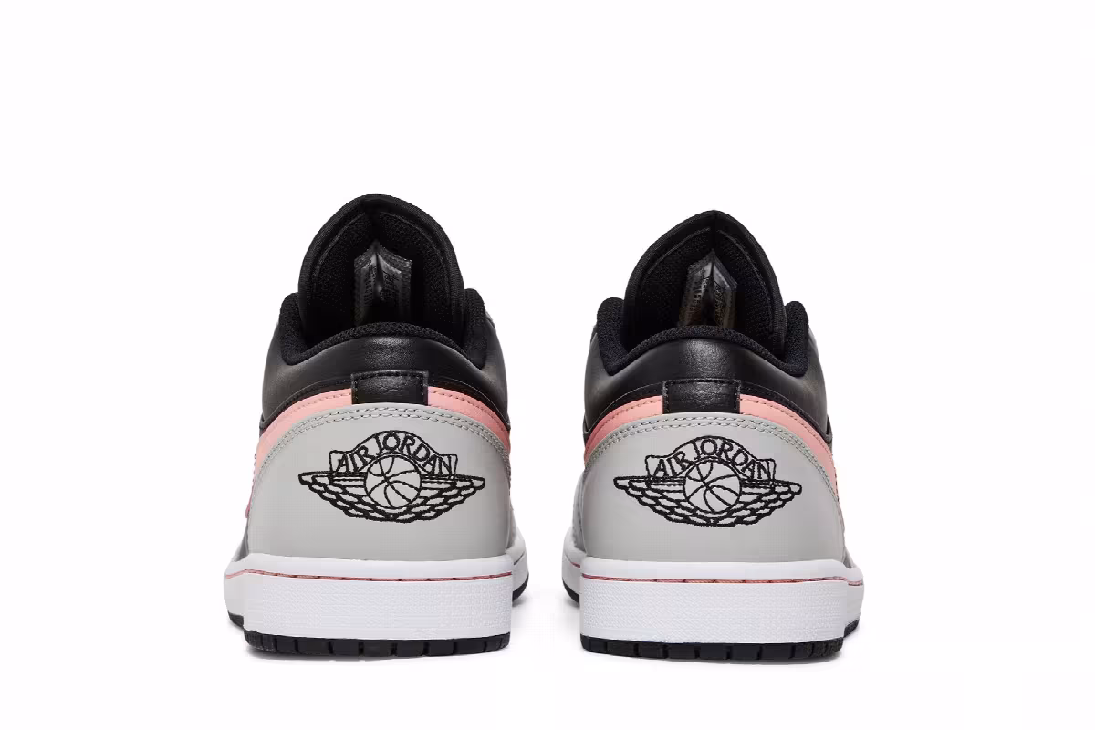 Air Jordan 1 Low Grey Fog Bleached Coral, view 7