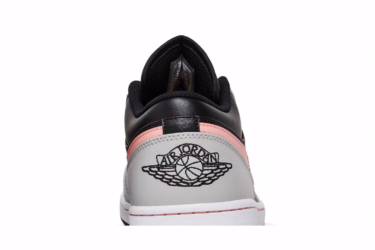 Air Jordan 1 Low Grey Fog Bleached Coral, view 8