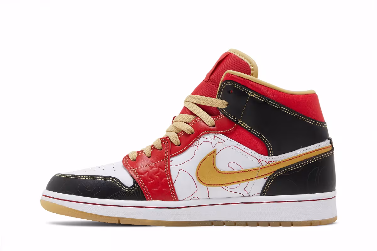 Air Jordan 1 Mid SE GC XQ 2022, view 4