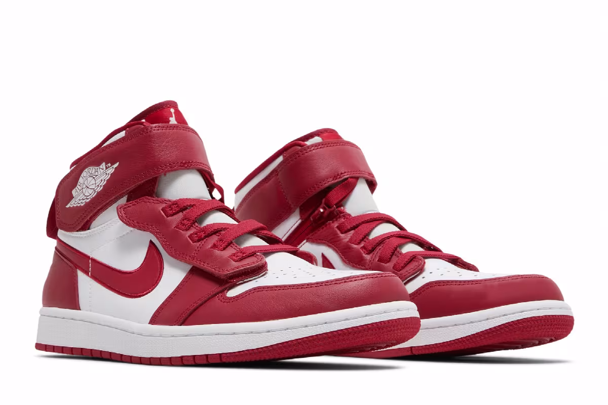 Air Jordan 1 High FlyEase Cardinal Red, view 9