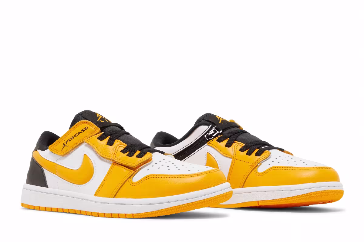 Air Jordan 1 Low FlyEase White Taxi, view 9