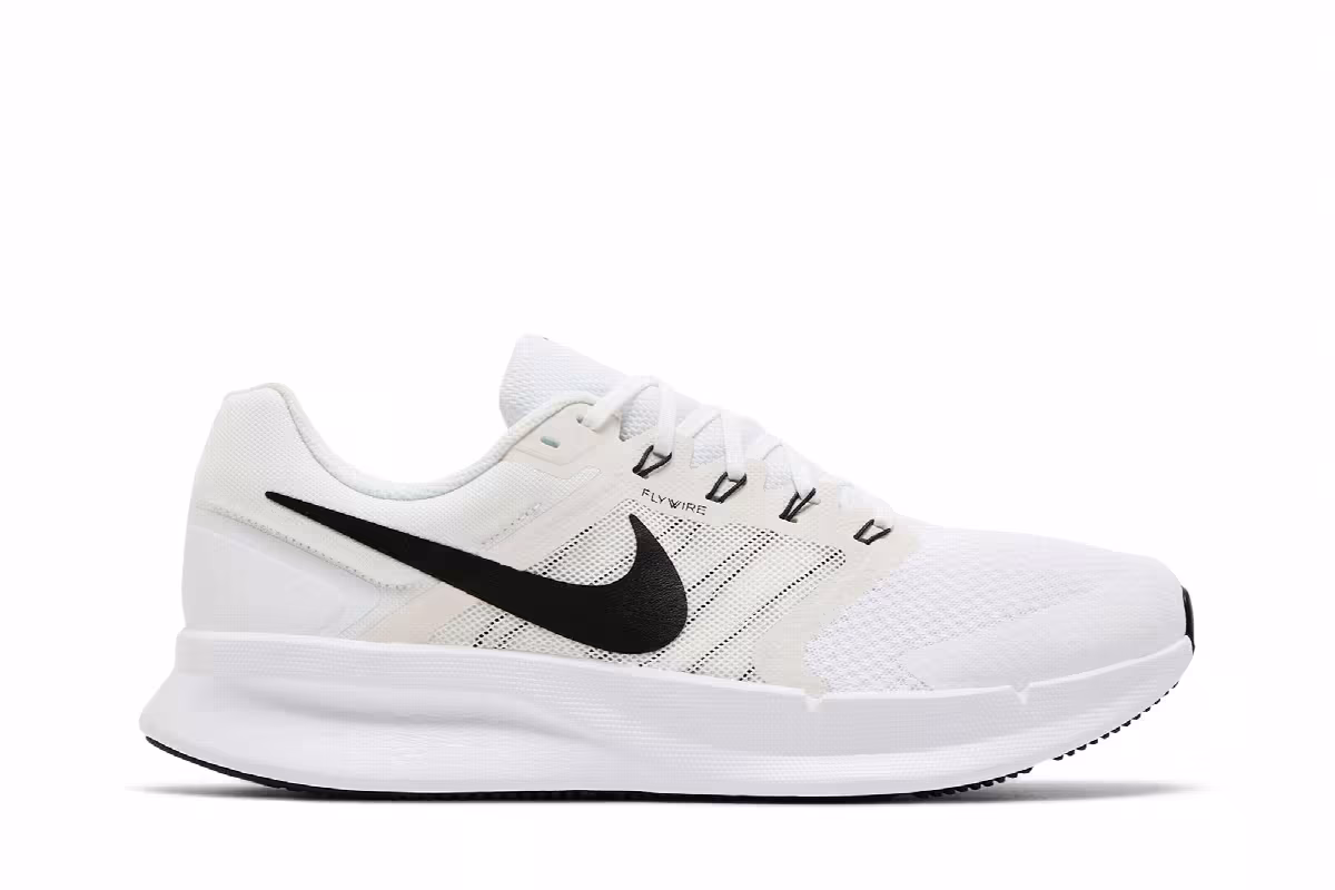 Nike Run Swift 3 White Black, view 2